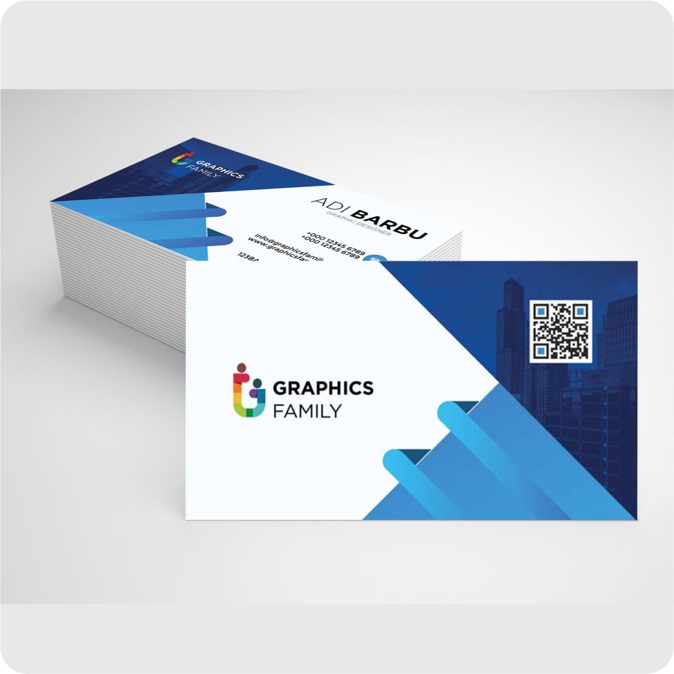 Low Cost Visiting Card (Square Corners)