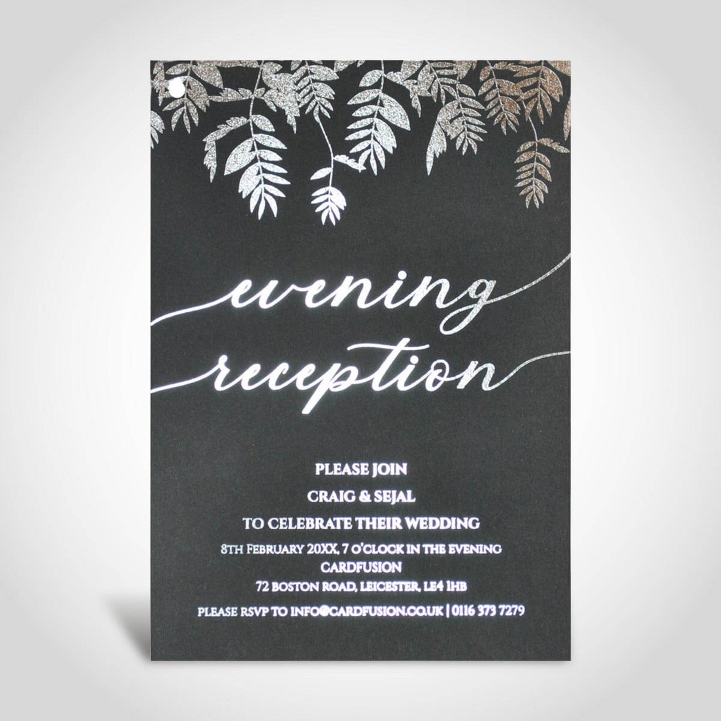 6" x 9" Size Foiled Invitation Card