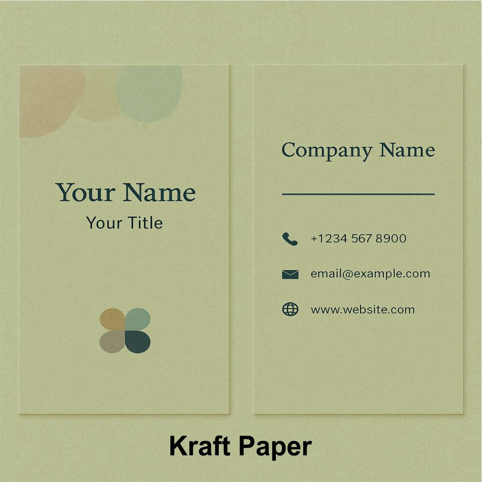 Textured / Kraft Paper Business Card