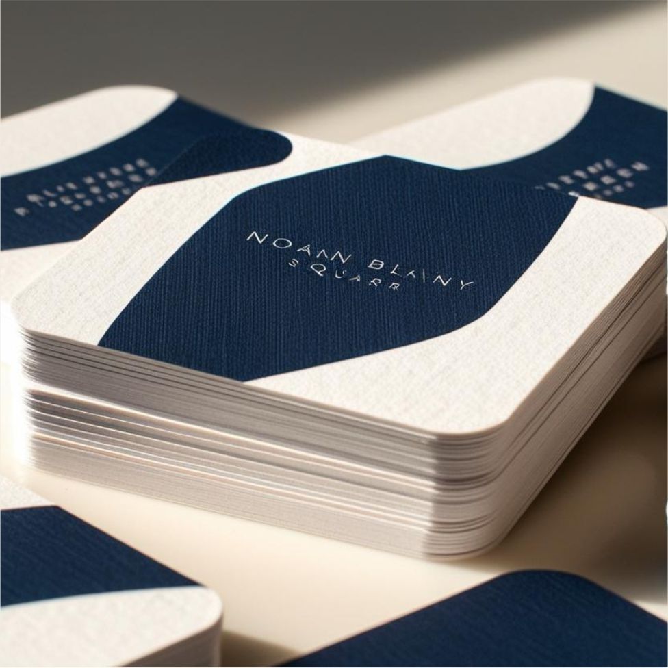 Square with Round Corner Visiting Card