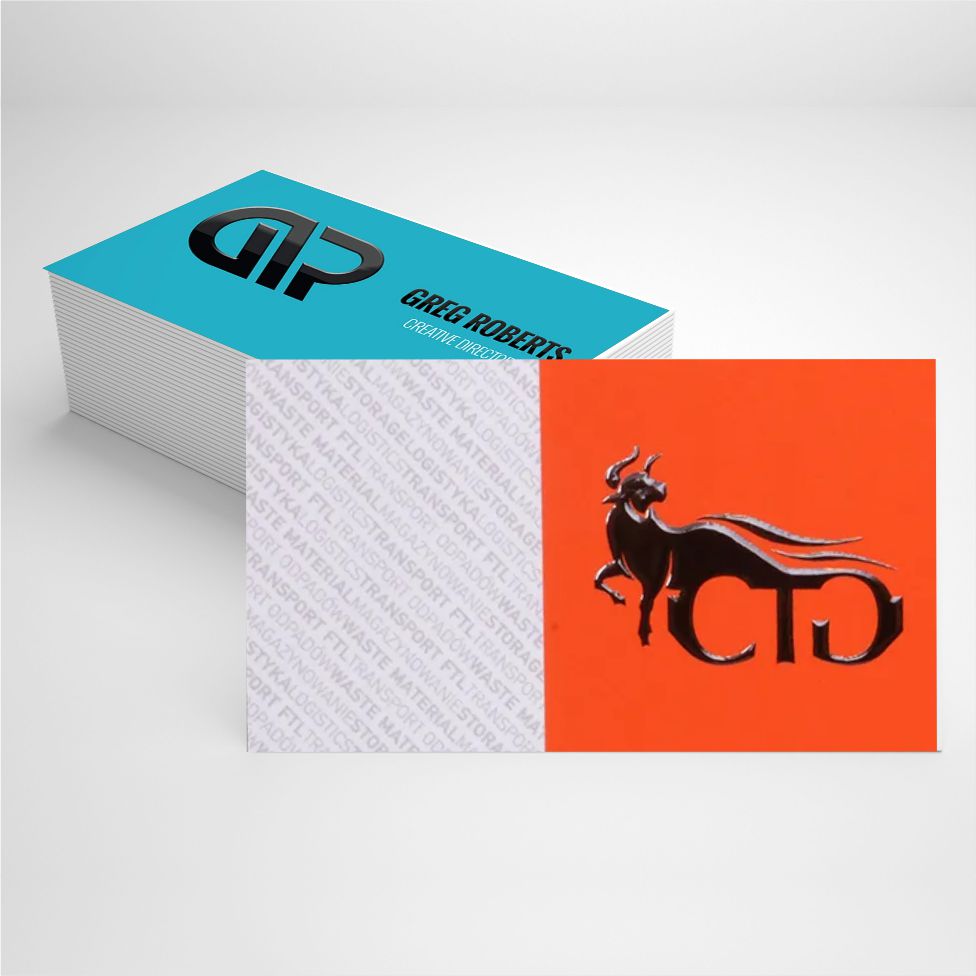 Spot UV Visiting Card