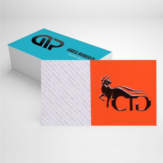 Spot UV Visiting Card
