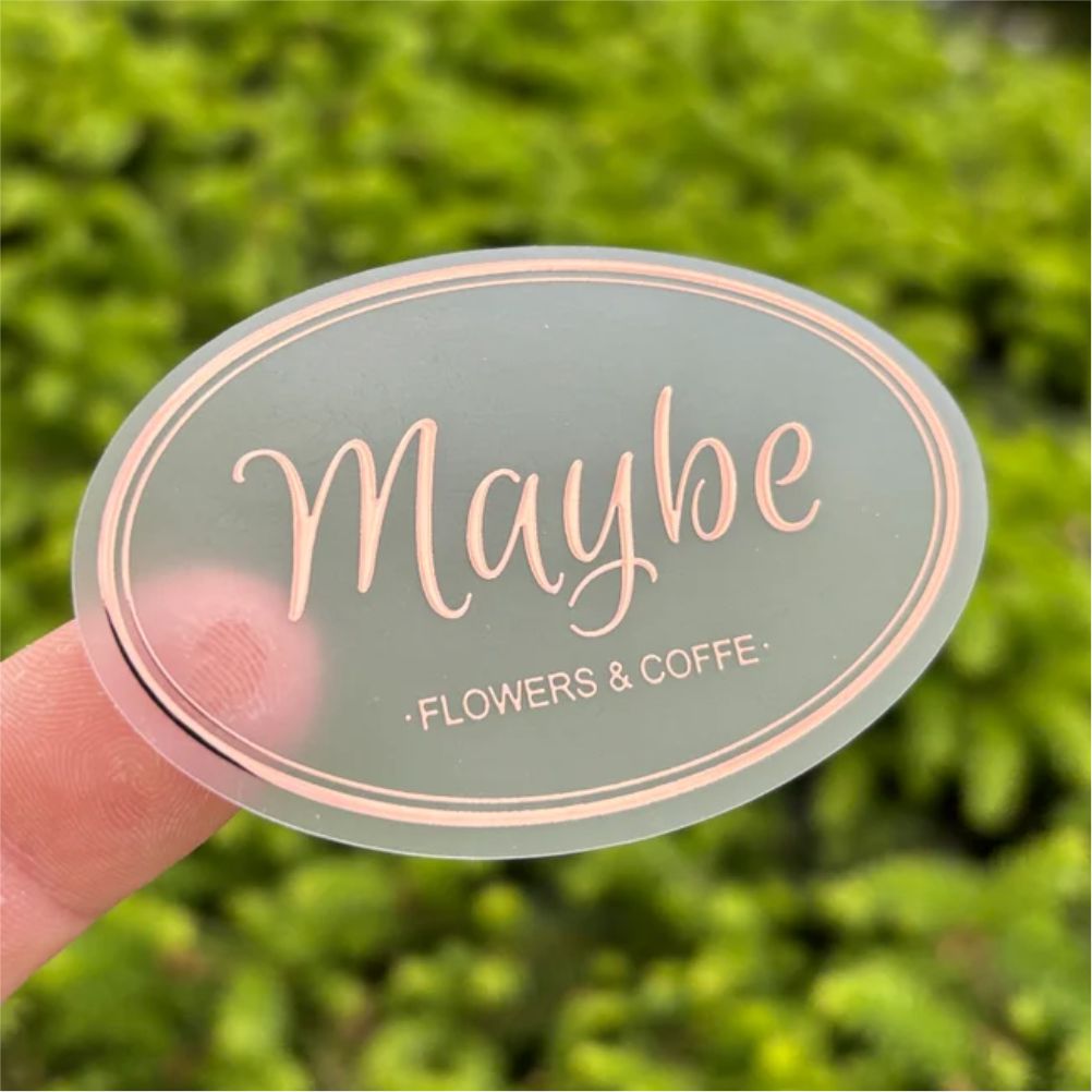 Transparent Foil Stickers