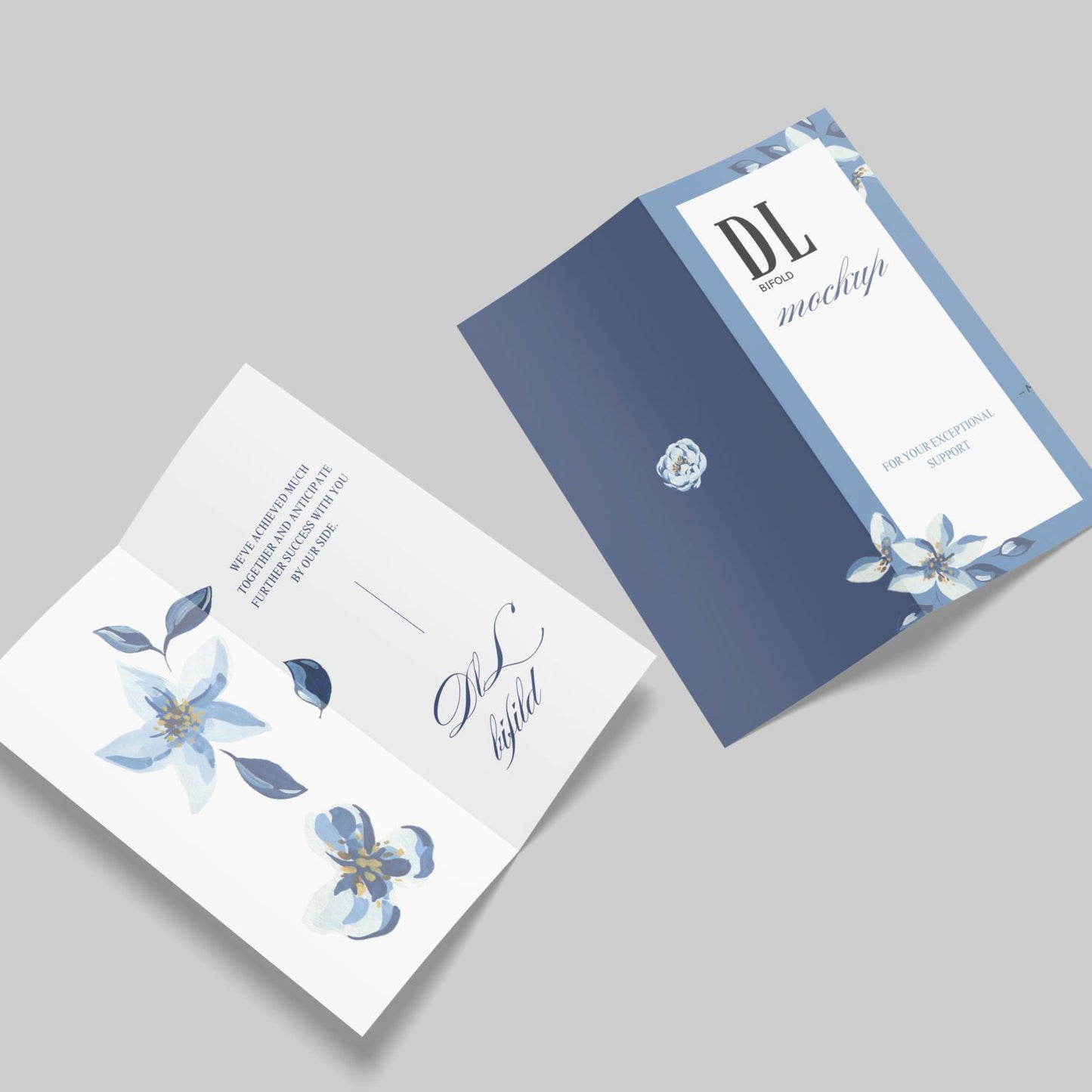 4" x 9" Size Bi Fold Invitation Card