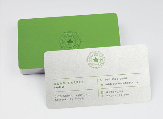 Textured or Kraft Paper Visiting Card