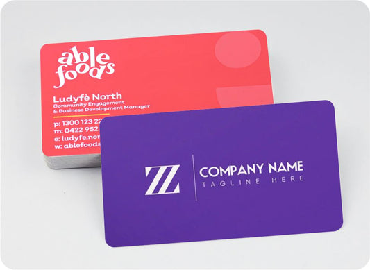 Velvet Finish Visiting Card